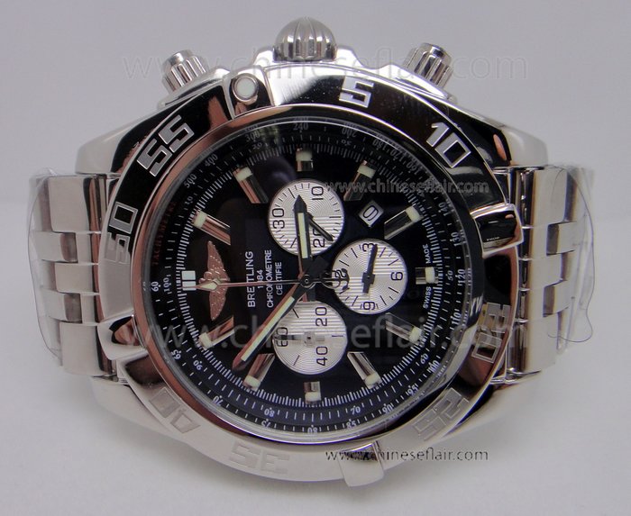 Breitling Chronomat B01 Chronometre Certifie SS Black - Quartz